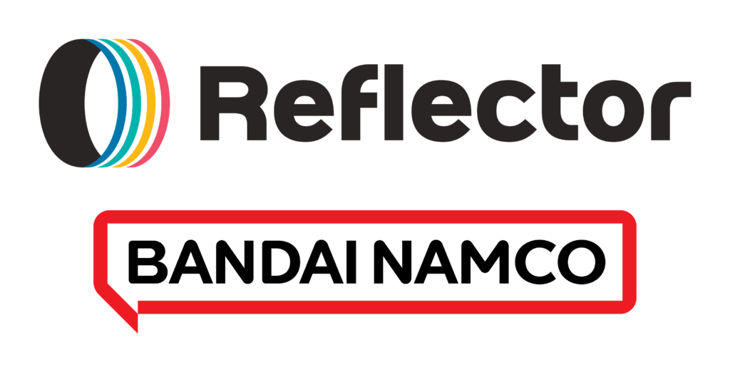 Le nouveau logo Reflector x Bandai Namco